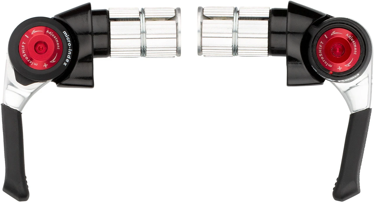 MICROSHIFT BS-T10 V+h Set Lenkerendschalthebel 2-/3-/10-fach Für Shimano Road 3 MICROSHIFT BS-T10 V+h Set Lenkerendschalthebel 2-/3-/10-fach Für Shimano Road