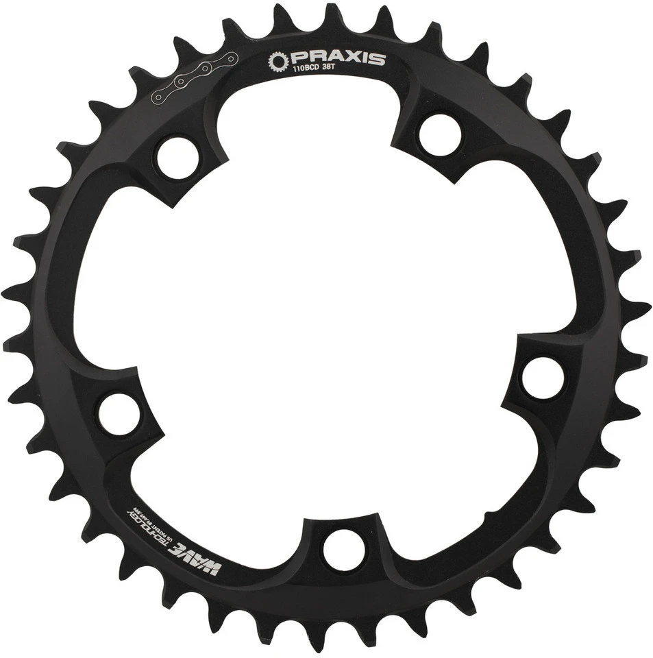 Praxis Works 1x 110 BCD Road Wave Tech Kettenblatt 3 Praxis Works 1x 110 BCD Road Wave Tech Kettenblatt