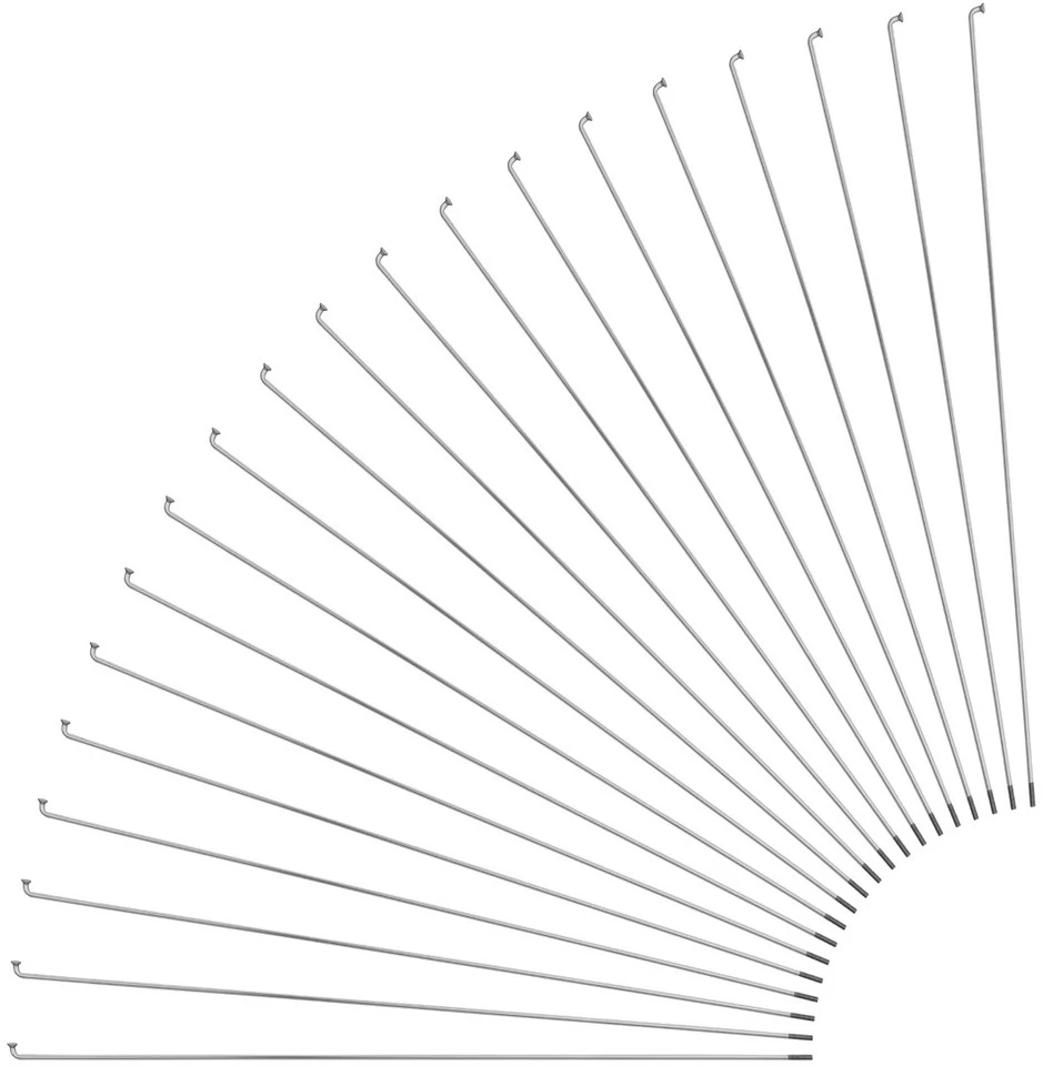 Sapim Leader J-Bend Speichen + Nippel - 20 Stück 3 Sapim Leader J-Bend Speichen + Nippel - 20 Stück