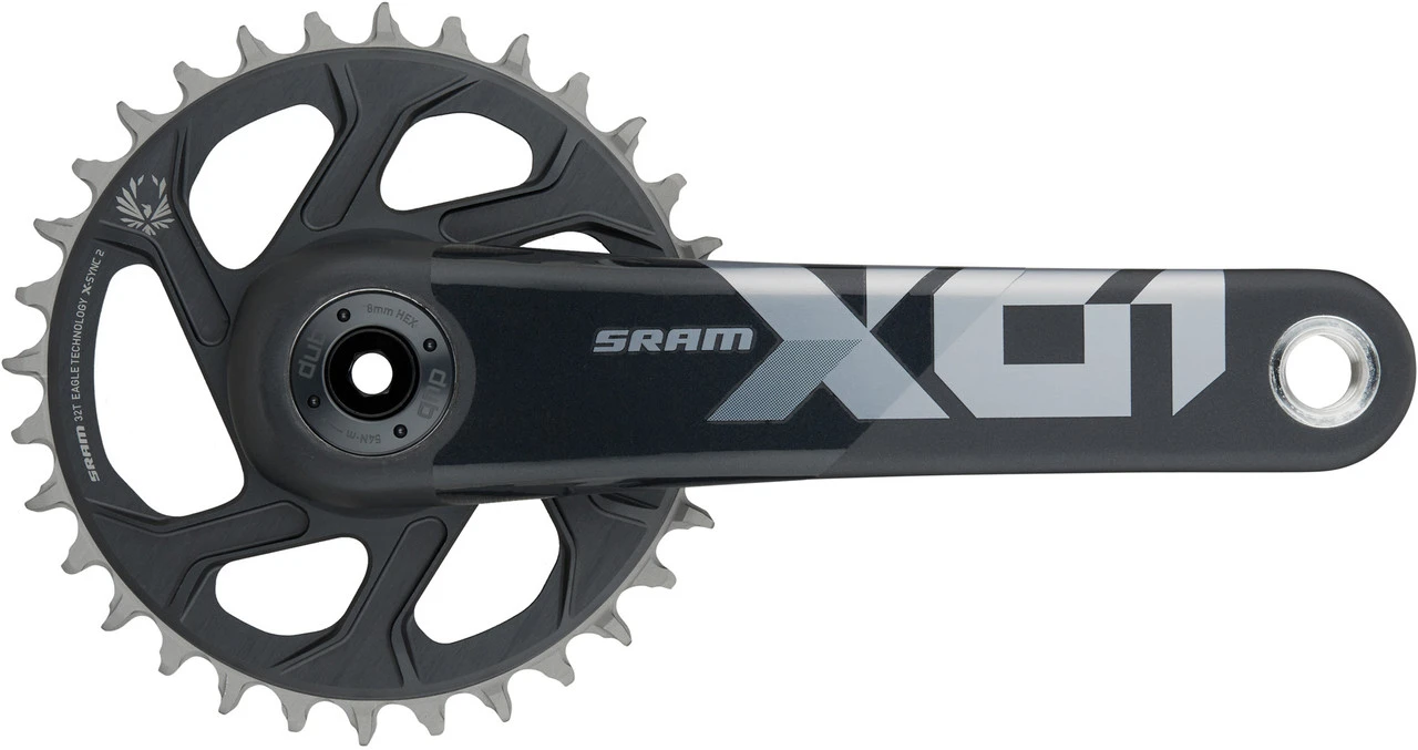 SRAM X01 Eagle CL55 DUB DM 12-fach Carbon Kurbelgarnitur 3 SRAM X01 Eagle CL55 DUB DM 12-fach Carbon Kurbelgarnitur